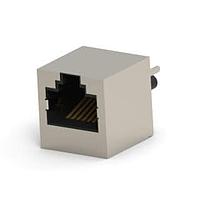 AMP Connectors - TE Connectivity 3-1734577-4 Modular MOD-JK 8P8C SHD W/O LED 50u