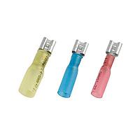 KS Terminals FDHD2-250 Double Crimp Heat Shrink, Female Double Crimp, 16-14 AWG, .032 x .250