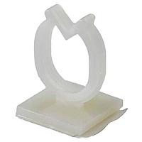 Essentra Components SHKBS-4-01A-RT Cable Mounting & Accessories Harness Clip,Spcr,Adh Mnt,Nat,1/4 in