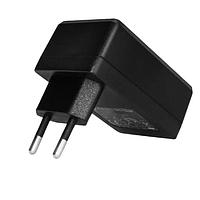 CUI Inc SWH24-24-EB-ST Fixed Plugs ac-dc, 24 Vdc, 1 A, SW, wall-plug, EU, stripped and tinned, level VI, black
