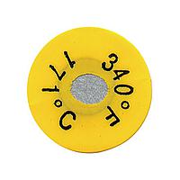 OMEGA TL-S-180-50 Single Dot Non-Reversible Temperature Label (180 °F)