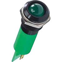 APEM Q12P1BXXG24E Indicators INDICATOR 24V 12MM PROMINENT GRN