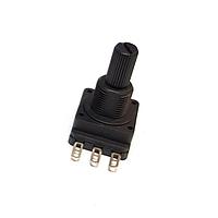 Amphenol Piher PC16SH-10CP06-473A2020-TA Rotary Panel mount potentiometer 47k Ohm Resistance 20% Tolerance 0,2W 16mm Plastic shaft Linear Horizontal Solder lug Bulk