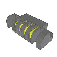 Samtec FMPS-04-01-L-S-RA-LC Power to the Board 5.00 mm PowerStrip(TM)/30 A "Hinging" Power Socket Strip
