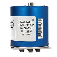 Radiall R574833605 RF Switch ICs SP6T Terminated Ramses SMA2.9 40GHz Latching Indicators 28Vdc D-sub connector