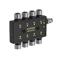Banner Engineering R95C-8UI-MQ Analog Modbus Hub R95C Series: 8 port Analog Modbus Hub; Modbus RTU Interface; 8 Current or Voltage Inputs; 4-pin M12 QD