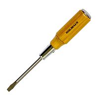 Vessel 350 -5.5 X 75 Wooden Handle Tang-Thru Screwdriver