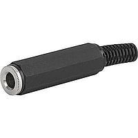 Schurter 4833.3300 Phone Connectors AUDIO LINE SOCKET 6.3MM 3P