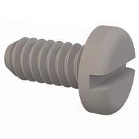 Essentra Components 010440P025PC Pan Slotted Pan Slotted Screw, #4-40 Thread, 1/4 Lg