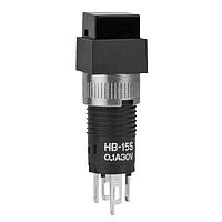 NKK Switches HB15SKW01-A Pushbutton Switches SPDT MOM SOLDER