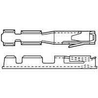 AMP Connectors - TE Connectivity 530553-6 Contacts T/SPRING STMPD
