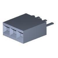 AMP Connectors - TE Connectivity 535541-1 Receptacle VERT CLOSED 3P