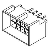 Molex 45280-0453 Power MicroFit 3.0 Header r Vert CPI 4 ckt 228