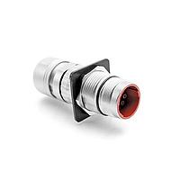 Amphenol SINE Systems MB3TNN0800-S3 Circular Metric Connectors M23 B-Series 6 Pos. Panel Con w/Strn Rlf