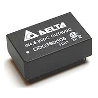 Delta Electronics, Inc. DD03S0505A Isolated DC/DC Converter, 5Vout, 3W