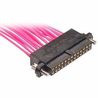 Harwin M80-4652005 Wire Housings FEMALE CRIMP W/ JS 10+10 LG BORE GLD