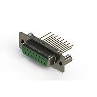 EDAC 628-M15-623-GT3 D-Sub Connectors - Standard Density Vertical Machined D-Sub Connector