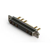 EDAC 628-17W5222-1N2 Mixed Contact D-Sub Connectors Vertical Combo Dsub