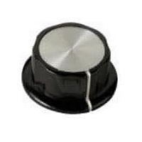 Ohmite 5220E Cylindrical Knob with Skirt 1 3/4 in. Instrument Knob
