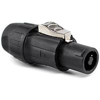 Io Audio Technologies IO-SL4FC Speaker Connectors Connector, Speakerlatch, Cable Mount, Female, 4-Pole, 16A RMS / 250VAC, Black