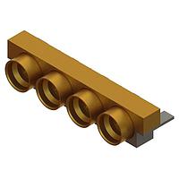 Amphenol SV Microwave 9311-60038-TD Multi-Port Connectors SMP Male Edge Launch Conn 4 Port FD, TD