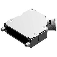 Amphenol Positronic D25000AKNT20/AA Banded Backshell D-Sub Backshell Banded Ellipt Side slot, F, UNC 4-40 treads/washer set,  Size 3