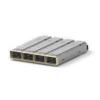 AMP Connectors - TE Connectivity 4-2338495-3 Cage Assemblies 1x4 EMI springs open back 4LP