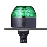 Auer Signal 802506405 Flashing Beacon IBL M22 panel mount LED steady/flashing beacon 24 V AC/DC green, black