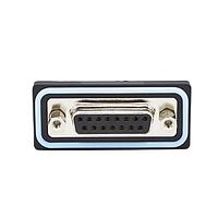 NorComp SDF-S15-203L011 Receptacle 15 pin solder cup F flash 4-40 int thrd