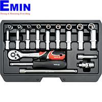 Yato YT-14451 Socket set 1/4" 23pcs