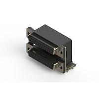 EDAC 662-025-364-035 Dual Port D-Sub Connectors Right-angle Dual Port D-Sub Connector