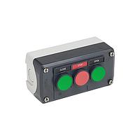 SCHNEIDER XALD351H29H7 Pushbutton Switches PUSHBUTTON ENCL OPEN-STOP-CLOSE