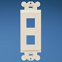Panduit NK2RMFIW Faceplate NK 2 PORT SCREW MNT MODULE FRAME