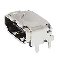 Kycon KDMIX-NS2-NS-B15TR-2.1 HDMI HDMI 2.1 HI-TEMP SMT NO FLANGE 15u GOLD