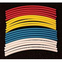 Twin Industries HS050 Heat Shrink Tubing Heat Srhink Tubing; 2:1 shrink.  PO material, 20 pieces; 6" length; 5mm diameter