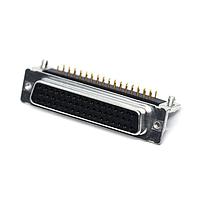 Amphenol CONEC 164A18989X Receptacle 50P PCB CLIP/4-40UNC THREAD INSRT SOCKET