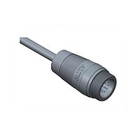 Amphenol LTW 1CD-09BMMM-SL6A03 Sensor Cables / Actuator Cables Ceres, Middle Size, Plastic, 5A, 09 pins, Male Connector, Male Contact, Straight, Screw Thread, Overmolded, Length 3000mm, IP66