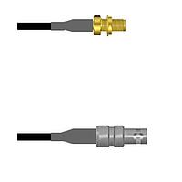 Amphenol Custom Cable Q-2W00Q0003072i RF Cable Assemblies SMA-SJB/HDBNC-SJ G174 72I