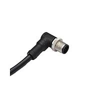 Amphenol LTW MSAP-03BMMM-SR8B10 Sensor Cables / Actuator Cables M12 Circular Metric Connector, A Code, Plastic, 4A, 03 pins, Male Connector, Male Contact, Right Angle, Screw Thread, Overmolded, Length 10000mm, IP68 / IP69K
