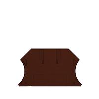 Weidmuller 1050070000 End Plate WAP 2.5-10 BR
