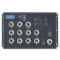 Advantech EKI-9510G-2GMPH-AE Unmanaged Ethernet Switches EN50155 M12 8GigaPoE + 2GigaBP Unm SW, 7