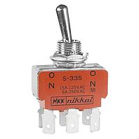 NKK Switches S335F Toggle Switches DPST ON-(ON) QUICK CONNECT 25A