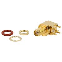 Amphenol RF 132203-18 PCB Connectors SMA R/A PCB Jack Through Hole