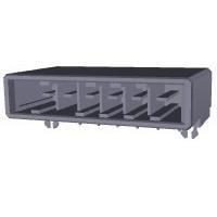 AMP Connectors - TE Connectivity 1-316131-3 Shrouded 6 POS HDR R/A 30 AU KEY X
