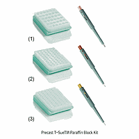 Simport SP.M473.60PC Paraffin Block, 60×Φ2mm Cores, with 2mm Red Punch Needle