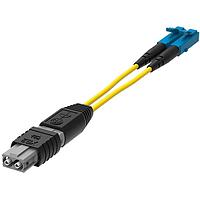 NEUTRIK NKOBM2S-XP-0-1 Fiber Optic Cable Assemblies DRAGONFLY XB2 to LC Breakout Male 1Meter