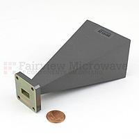 Fairview  SH151-20 WR-51 Standard Waveguide Horn With Flange and 20 dB Typical Gain Operating From 15 GHz to 22 GHz Frequency Range