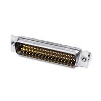 ITT Cannon DDMV50PNF225 Plug Dsub 50 Pin/Strt PCB w/standoff SST shel
