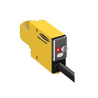 Banner Engineering SM312CV Photoelectric Sensors MINI-BEAM: Visible Red 650 nm Convergent; Focal Point: 16 mm; Input: 10-30 V dc; Output: Bipolar: 1 NPN; 1 PNP; 2 m (6.5 ft) cable