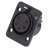 Amphenol Audio AP-5-21 Speaker Connectors FEM CHASIS RECT FLNG Machined CONT